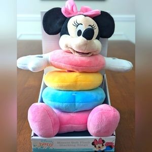 Disney Baby Minnie Soft Plush Stacking Rings